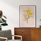 April flowers_ art print mockup