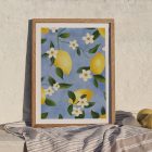 Lemon reverie art print mockup