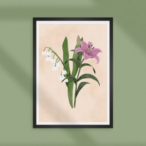 May flowers_art print mockup