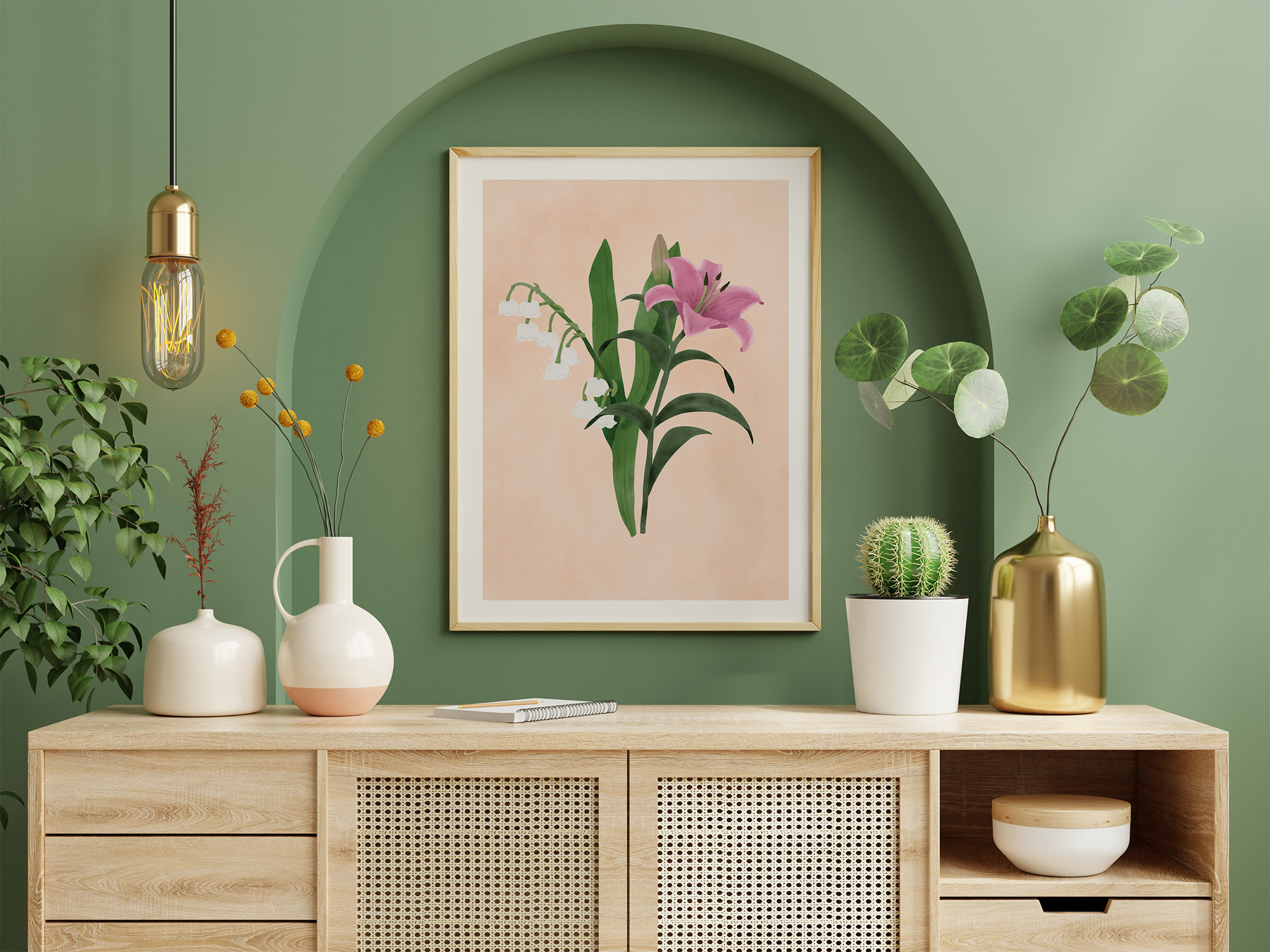 May flowers_art print mockup