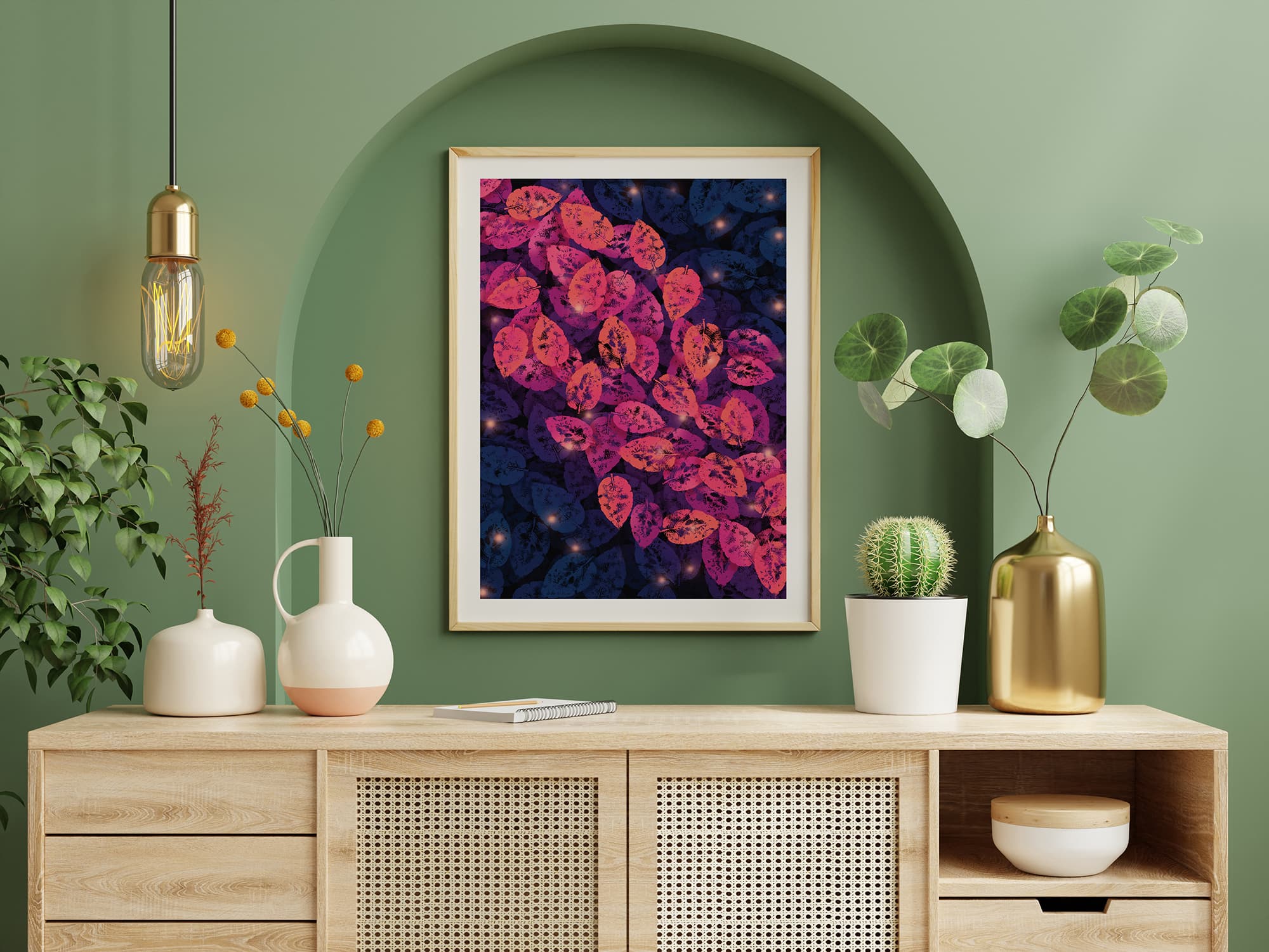 Noctural canopy_art print mockup