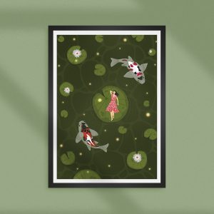 Pond of serenity_art print mockup