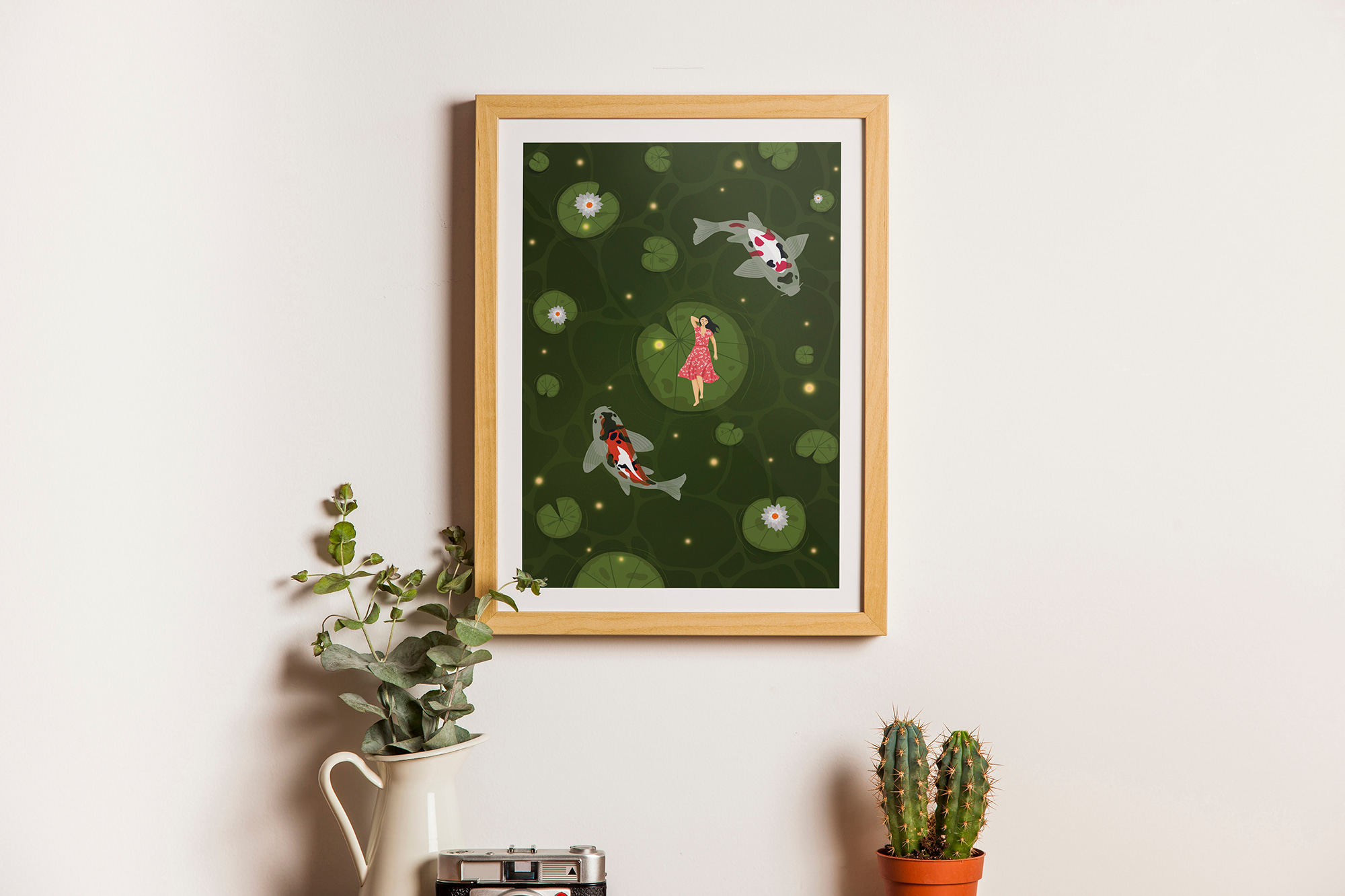 Pond of serenity_art print mockup
