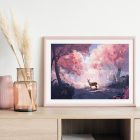Realm of sakura trees_art print mockup