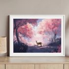 Realm of sakura trees_art print mockup