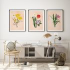 Spring flowers bundle_art prints mockup