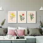 Spring flowers bundle_art prints mockup