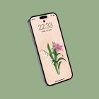 May flowers phone wallpaper mockup